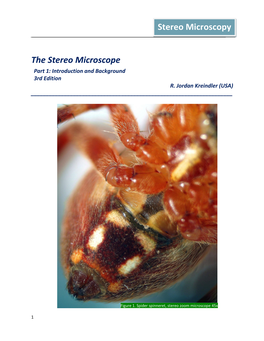 The Stereo Microscope Part 1: Introduction and Background 3Rd Edition R
