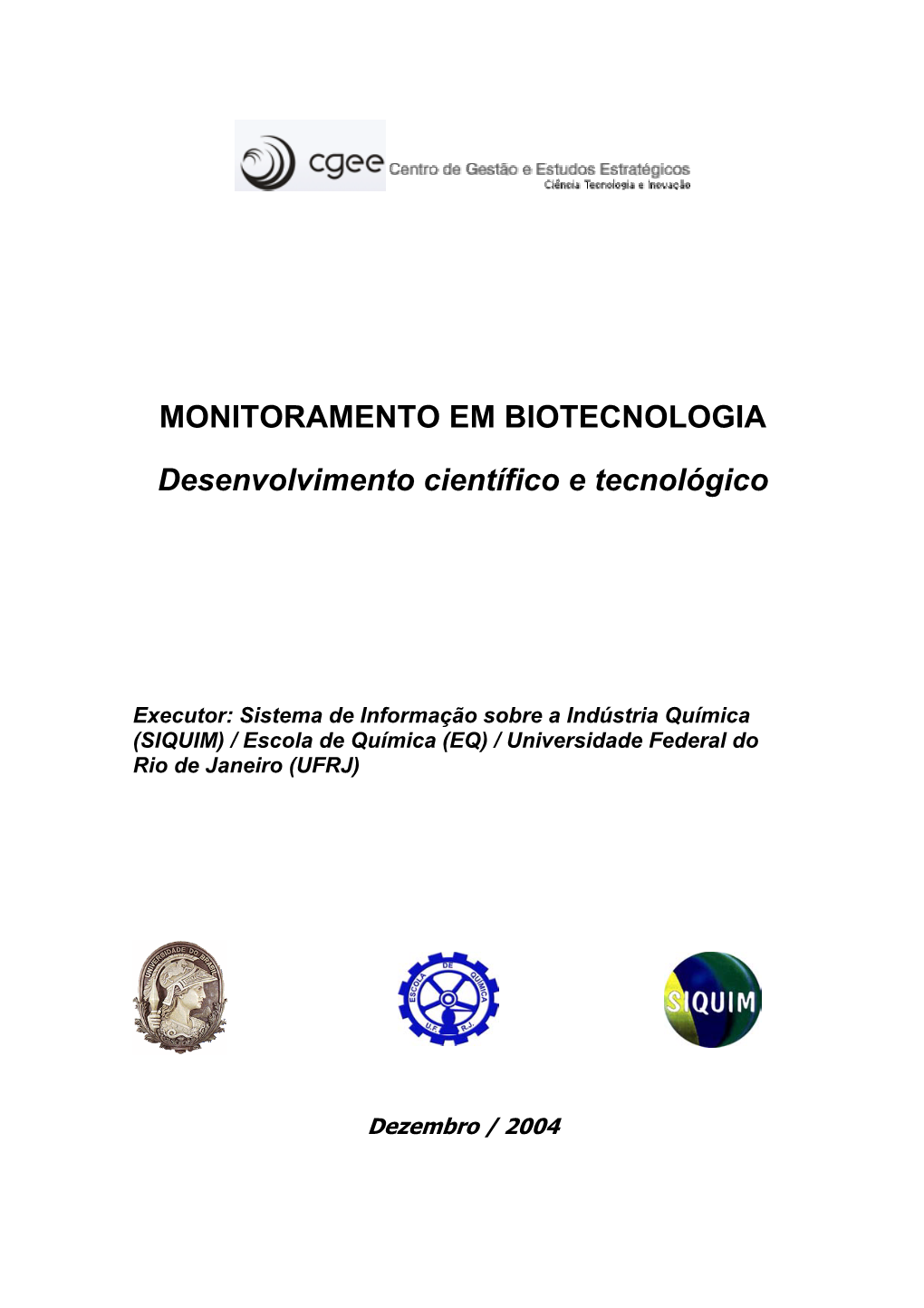 Monitoramento Em Biotecnologia