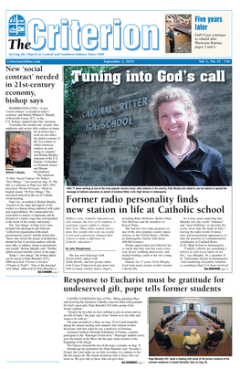 Former Radio Personality Finds New Station in Life at Catholic School