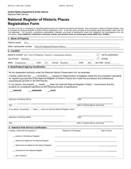 National Register of Historic Places Registration Form