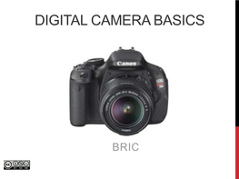 Digital Camera Basics Slides