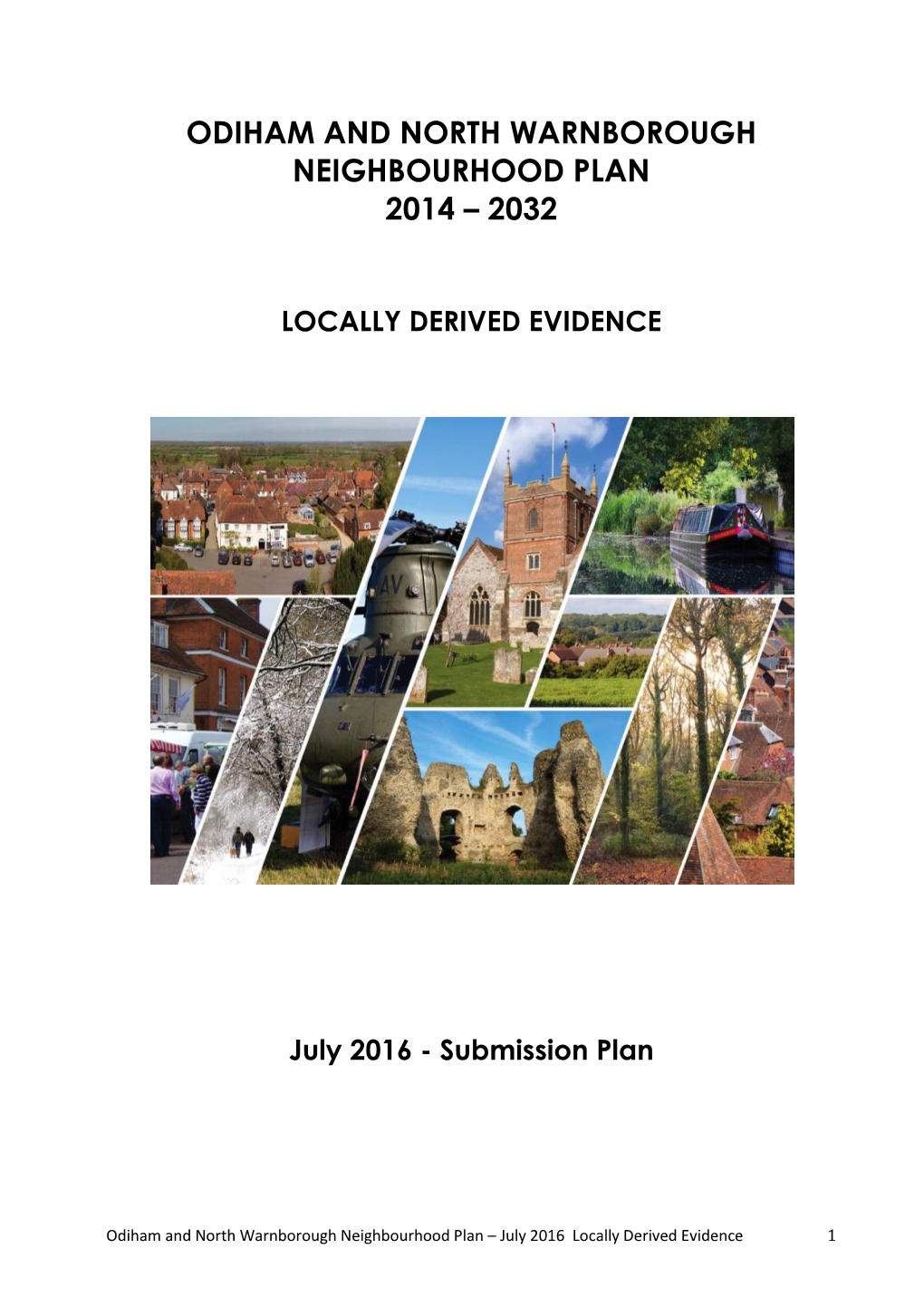 Odiham and North Warnborough Neighbourhood Plan 2014 – 2032