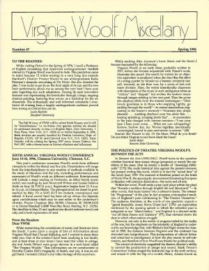 Virginia Woolf Miscellany, Issue 47, Spring 1996