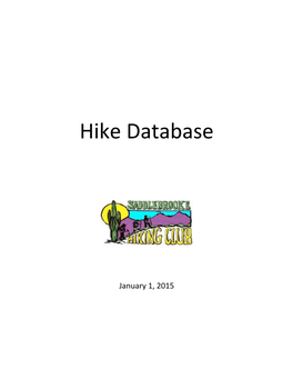 Sbhc Hike Database 01-01-15 R1
