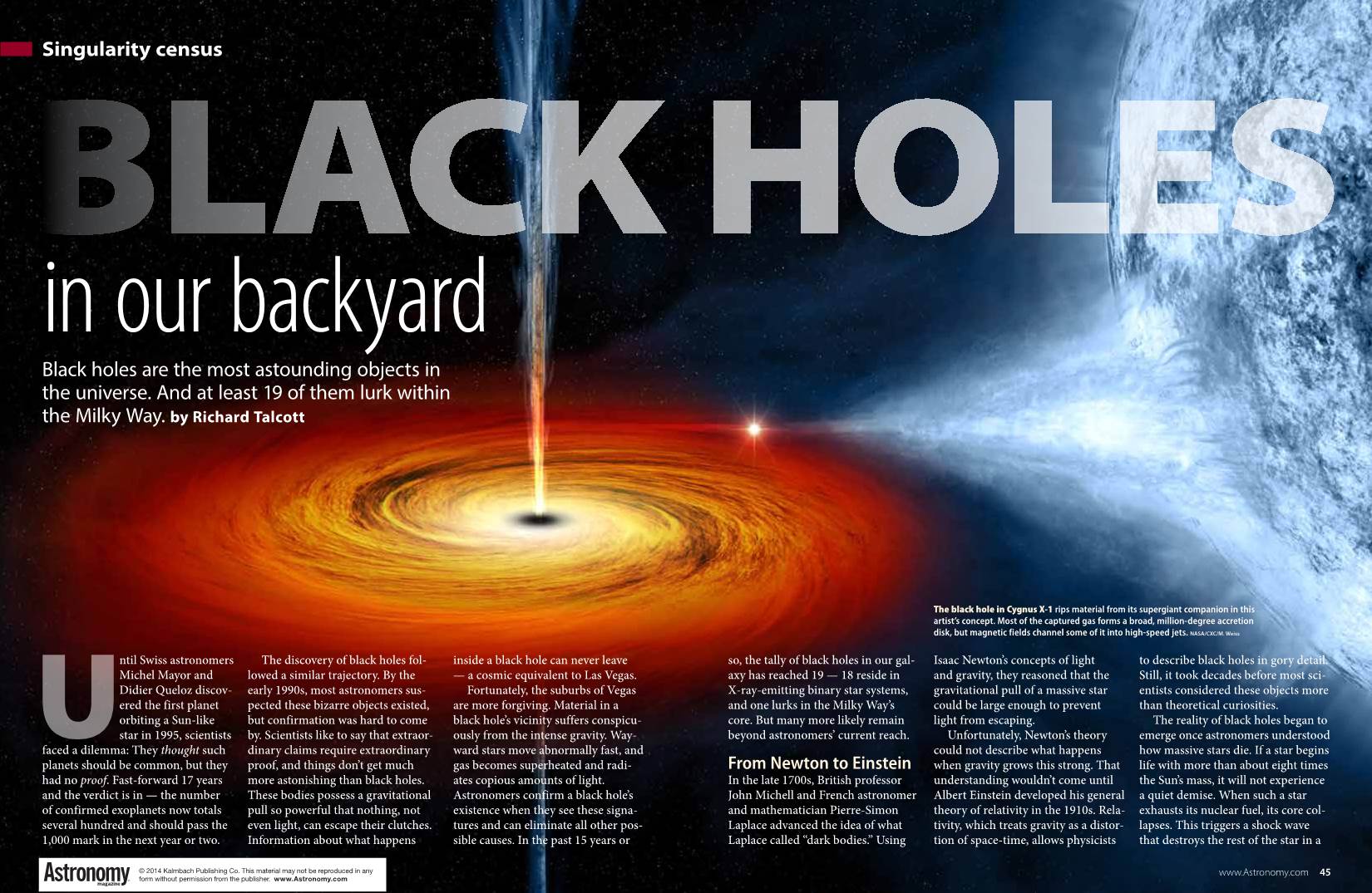 Black Holes Are the Most Astounding Objects in the Universe. and at Least 19 of Them Lurk Within the Milky Way
