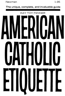 American Catholic Etiquette