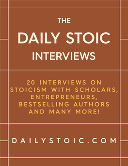 1 Dailystoic.Com the Daily Stoic Interviews