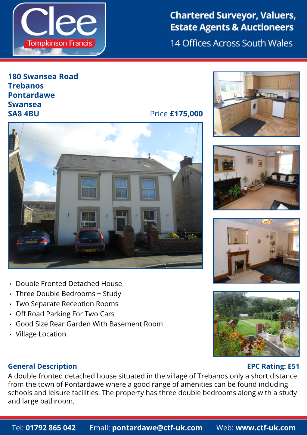 180 Swansea Road Trebanos Pontardawe Swansea Price £175,000 SA8