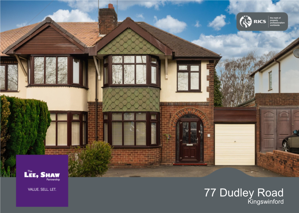 77 Dudley Road Kingswinford 77 Dudley Road, Kingswinford, West Midlands, DY6 8XE