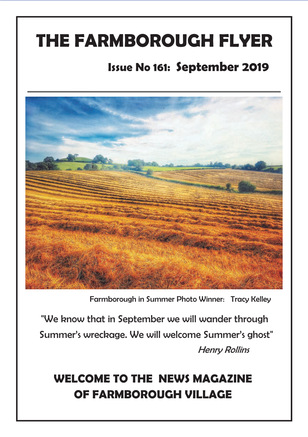 THE FARMBOROUGH FLYER Issue No 161: September 2019