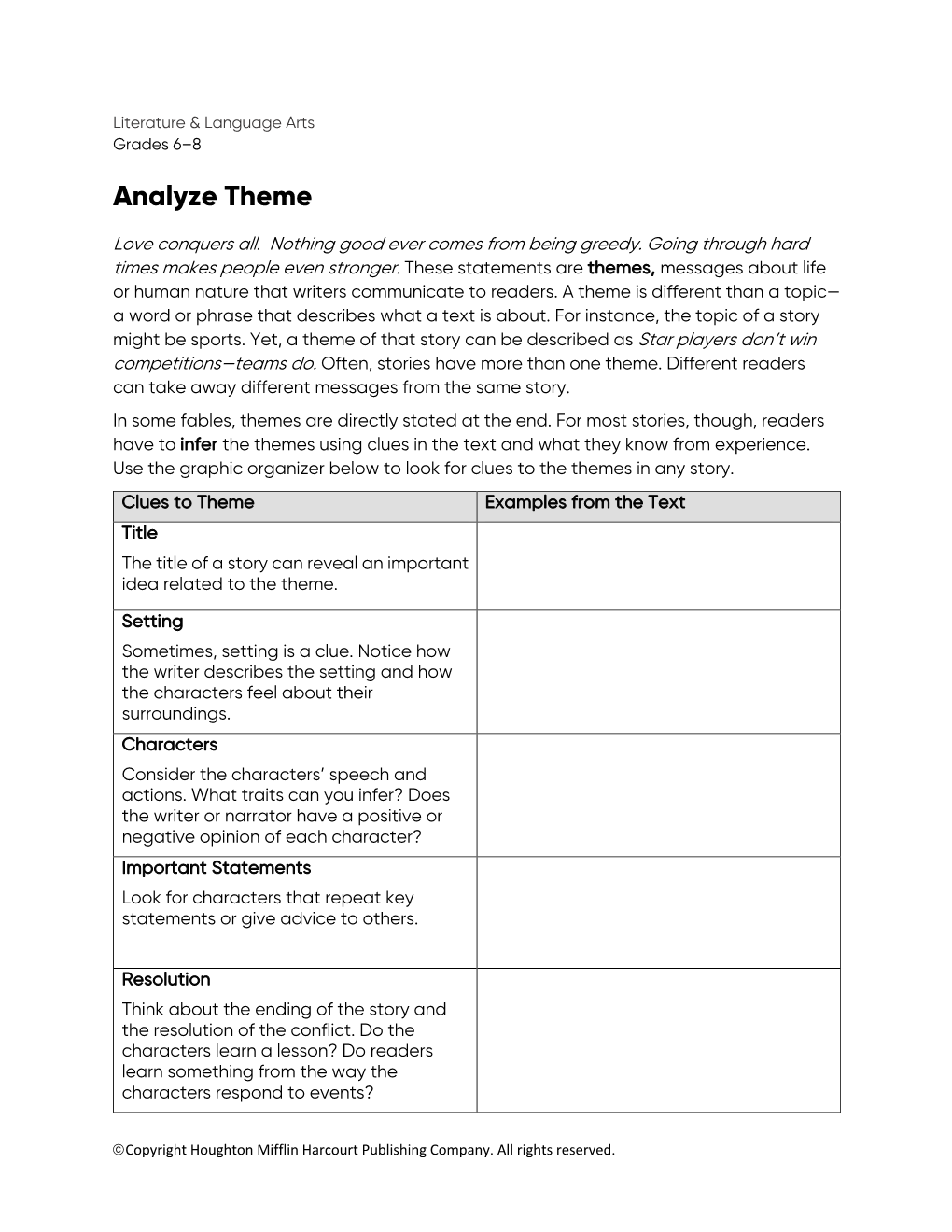 Analyze Theme