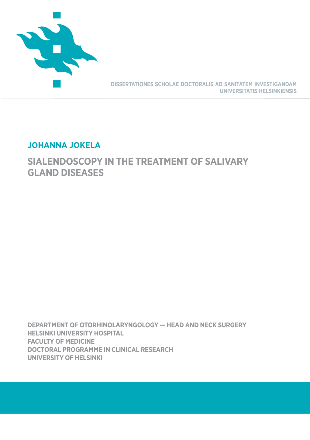 Sialendoscopy in the Treatment of Salivary Gland Diseases 77/2019