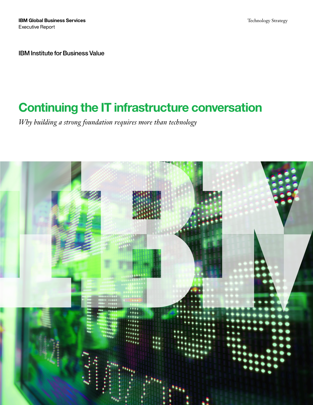 Continuing the IT Infrastructure Conversation