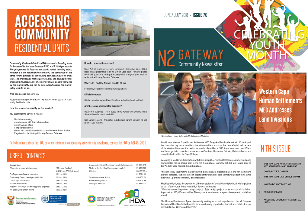 N2 Gateway Community Newsletter, Issue