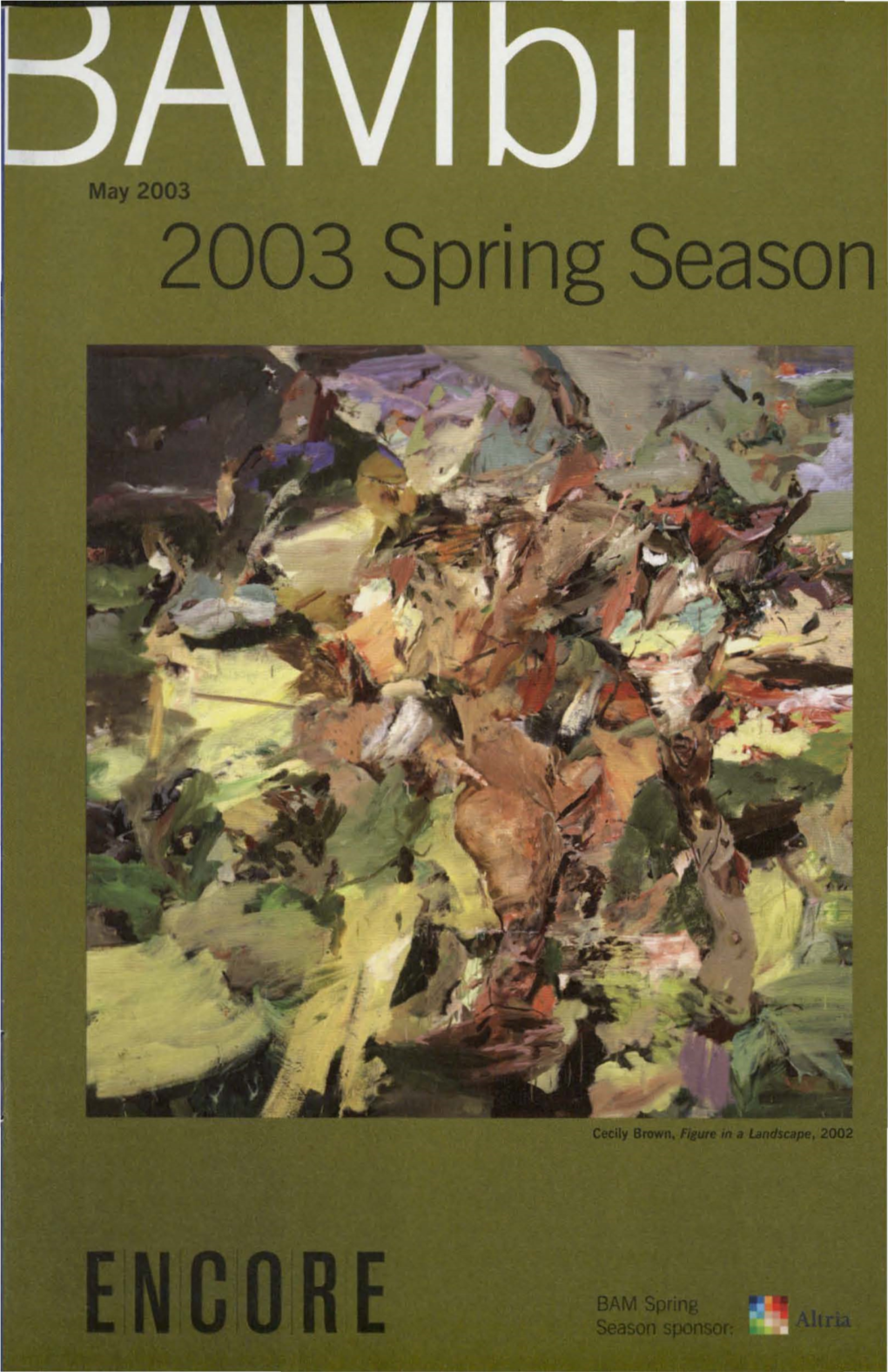 Brooklyn Philharmonic 49Th Season 2002-2003