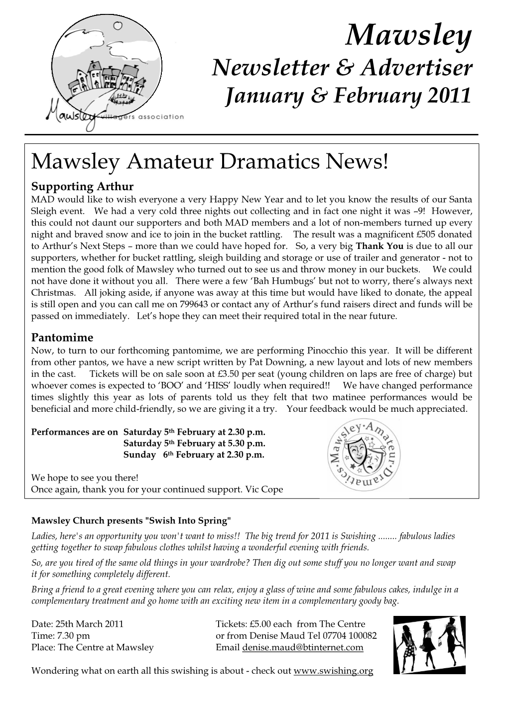 January, 2011 Newsletter