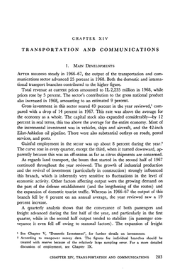 Transportation and Communications