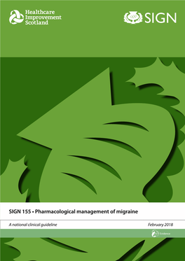 SIGN 155 • Pharmacological Management of Migraine