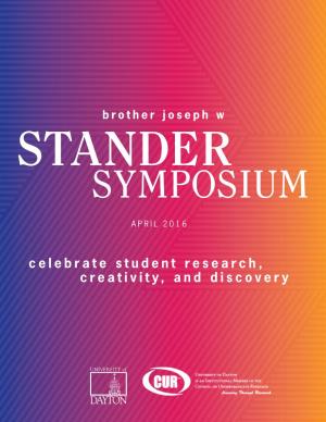 Celebrate Student Research, Creativity, and Discovery