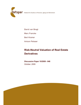 Risk-Neutral Valuation of Real Estate Derivatives