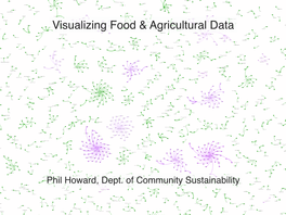 Visualizing Food & Agricultural Data Presentation Slides