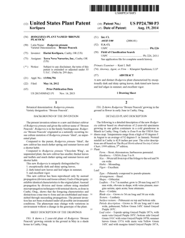 (12) United States Plant Patent (10) Patent N0.: US PP24,780 P3 Korlipara (45) Date of Patent: Aug