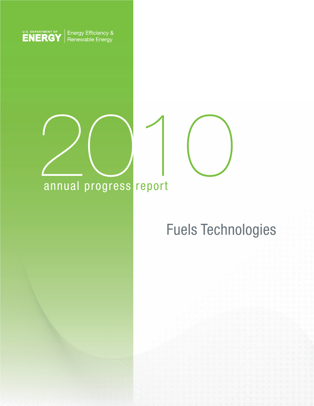 2010 Annual Progress Report for Fuels Technologies