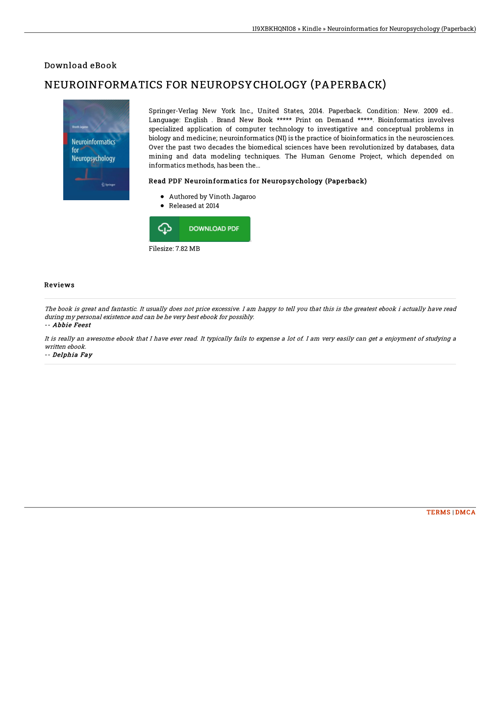Find PDF ~ Neuroinformatics for Neuropsychology (Paperback)