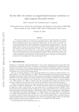 On the Effect of Rotation on Magnetohydrodynamic Turbulence