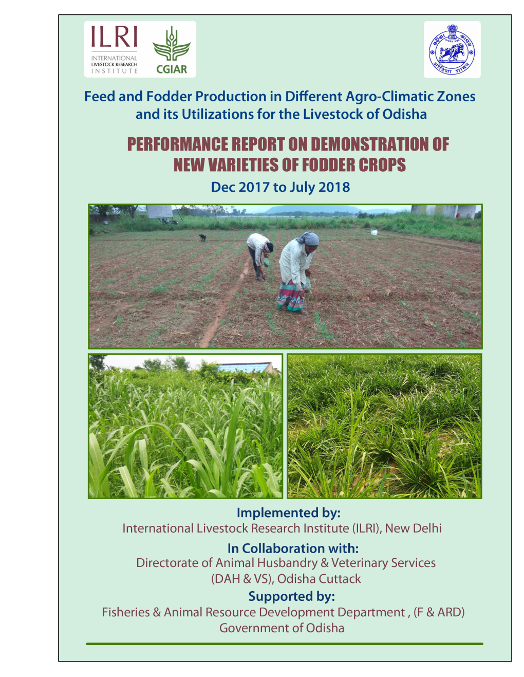 Feed and Fodder Production in Different Agro-Climatic Zones and Its Utilization for Livestock of Odisha