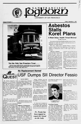 Asbestos Stalls Koret Plans