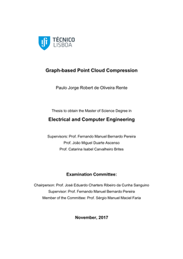 Graph-Based Point Cloud Compression Electrical And