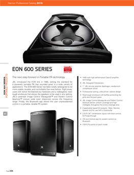 Eon 600 Series