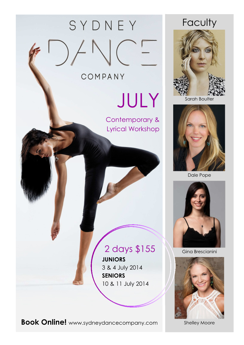 JULY Contemporary 2014 Workshop