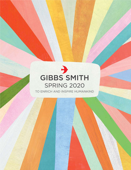 Gibbs Smith Spring 2020 to Enrich and Inspire Humankind Top Sellers