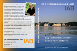 The Heiligendamm Round Table Portant Movement Disorders