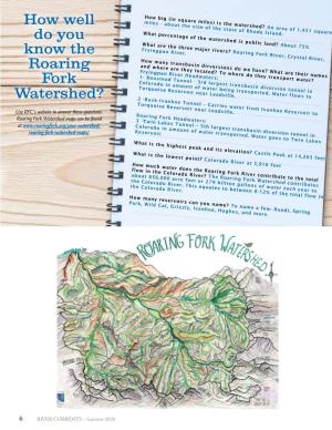 How Well Do You Know the Roaring Fork Watershed?