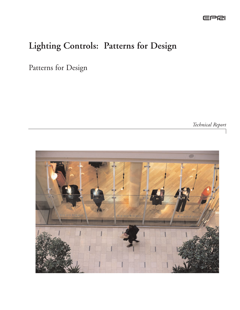 Lighting Controls: Patterns for Design