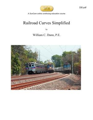 Railroad Curves Simplified