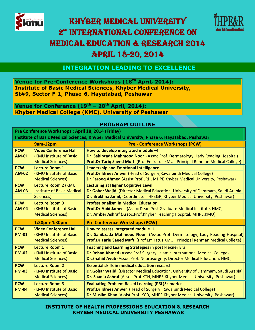 Kmu-Annual Health Research