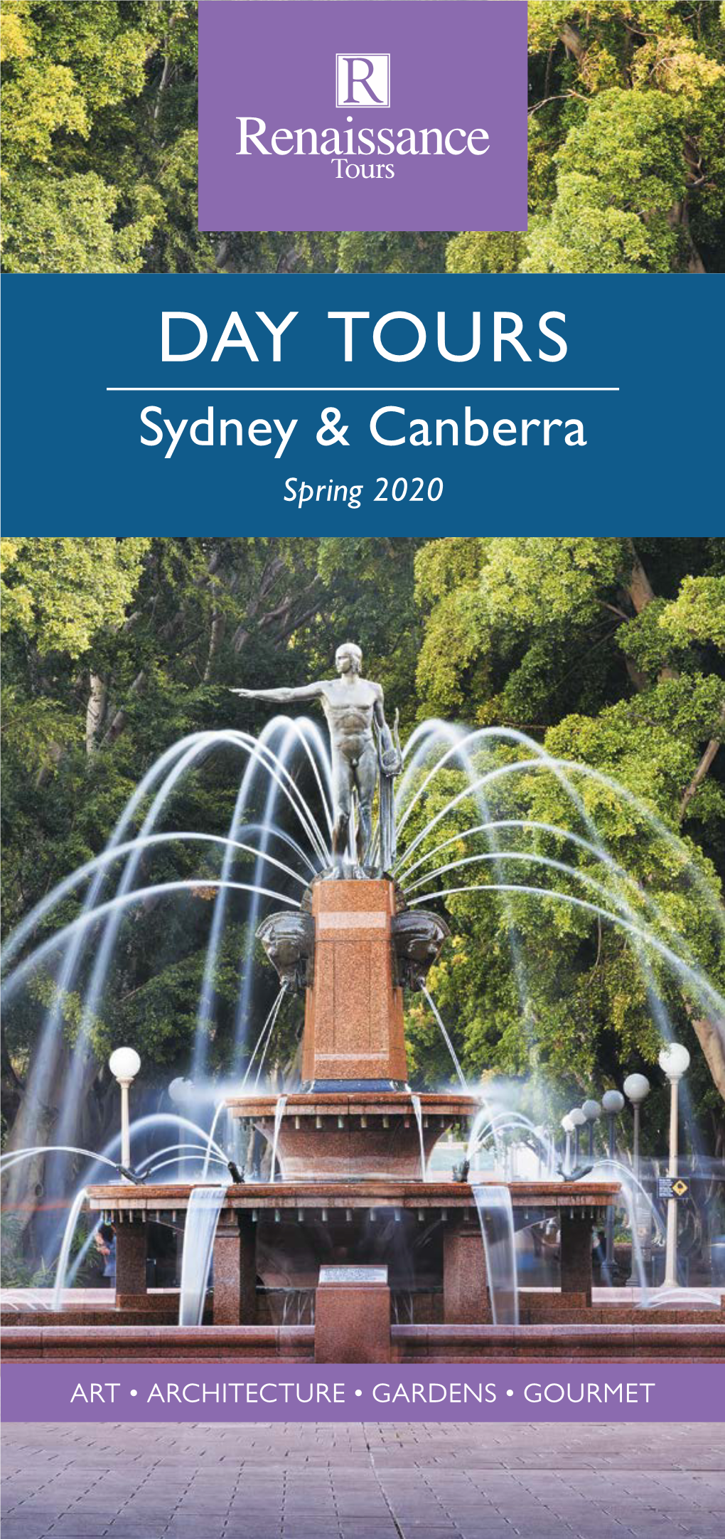 DAY TOURS Sydney & Canberra Spring 2020