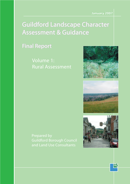 Guildford Landscape Character Assessment & Guidance