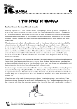 1. the Story of Dracula