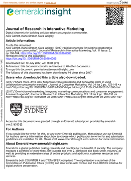 Journal of Research in Interactive Marketing