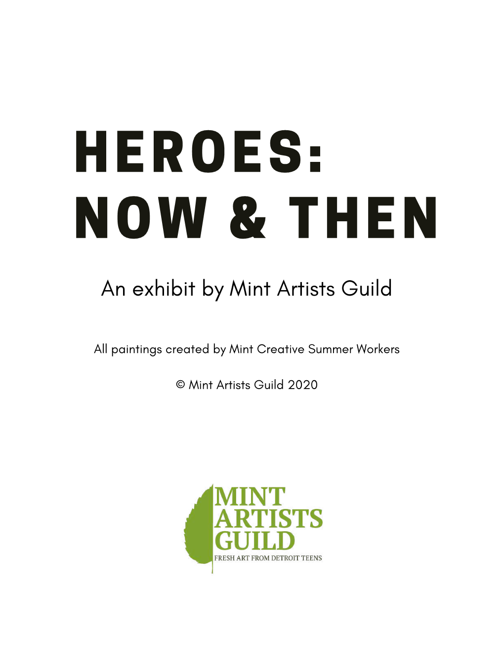 15 Portraits in Mint's Heroes: Now & Then