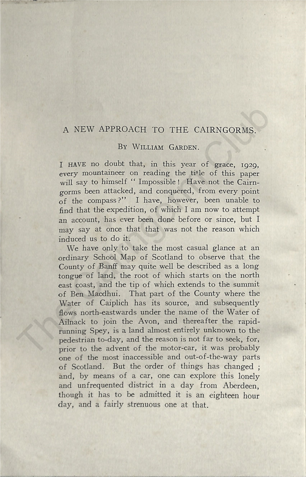 The Cairngorm Club Journal 068, 1929