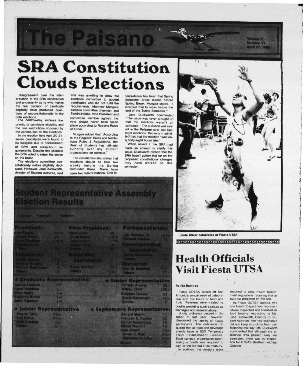 SRA Constitution Clouds Elections