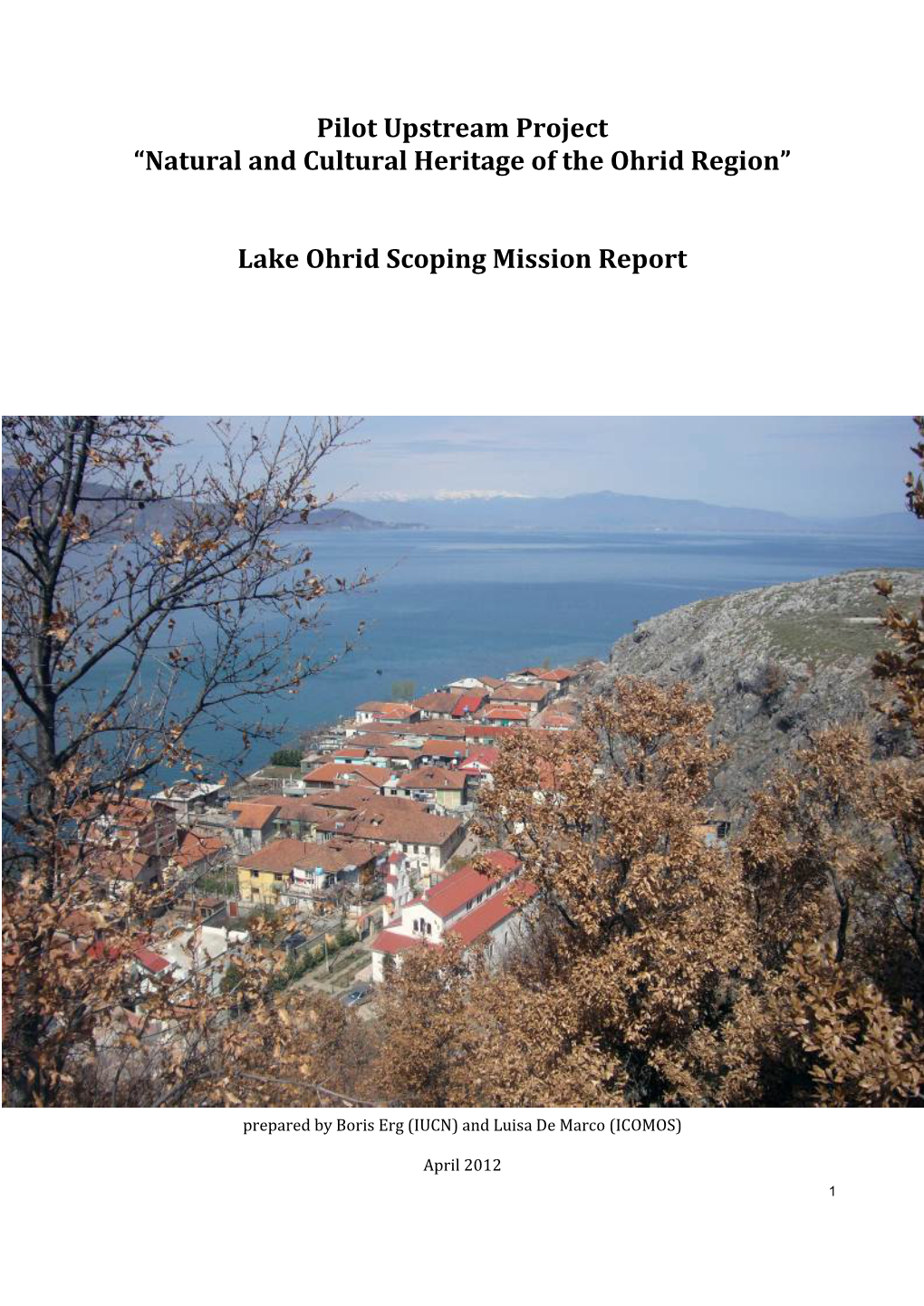 Natural and Cultural Heritage of Ohrid