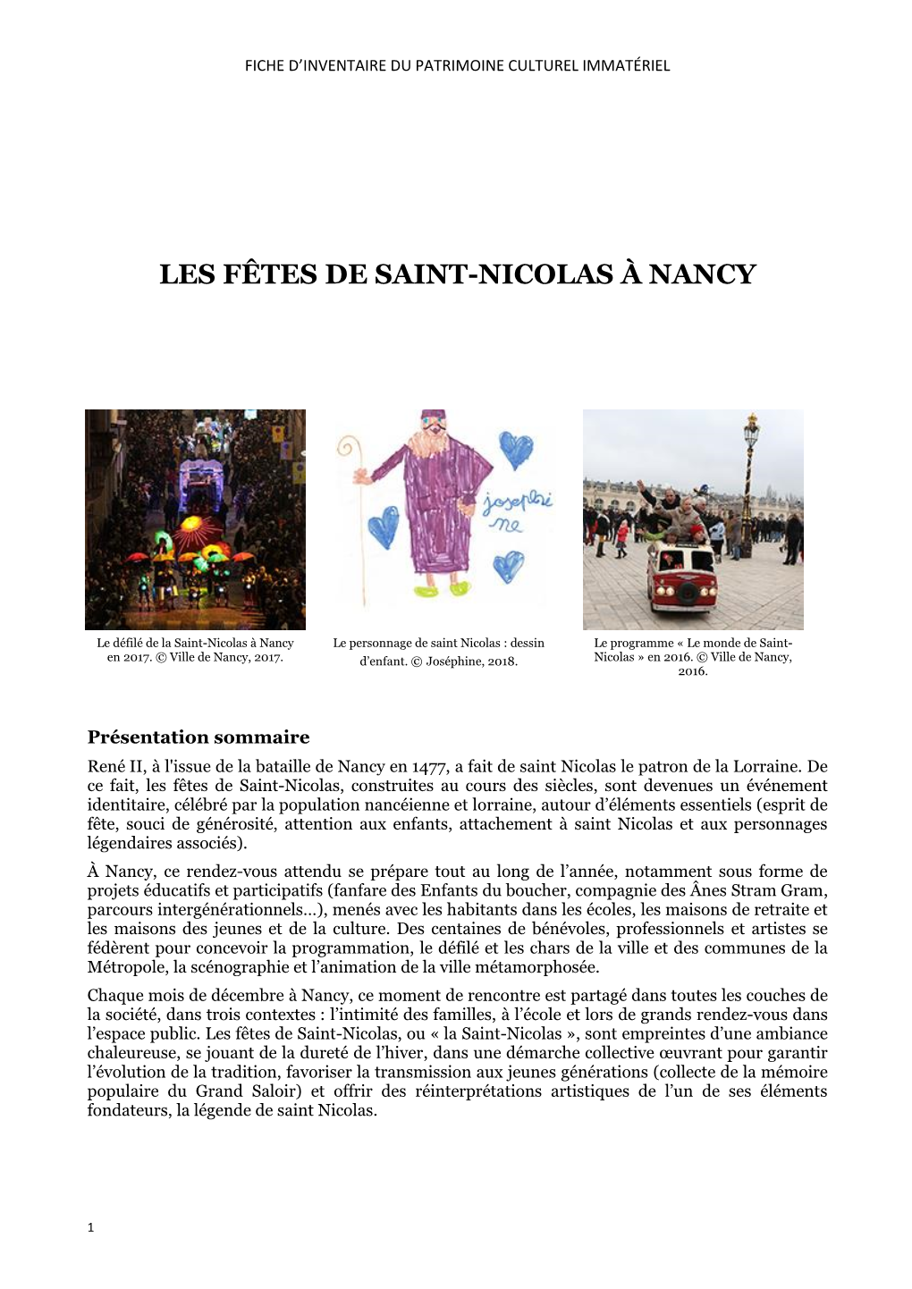 Les Fêtes De Saint-Nicolas À Nancy