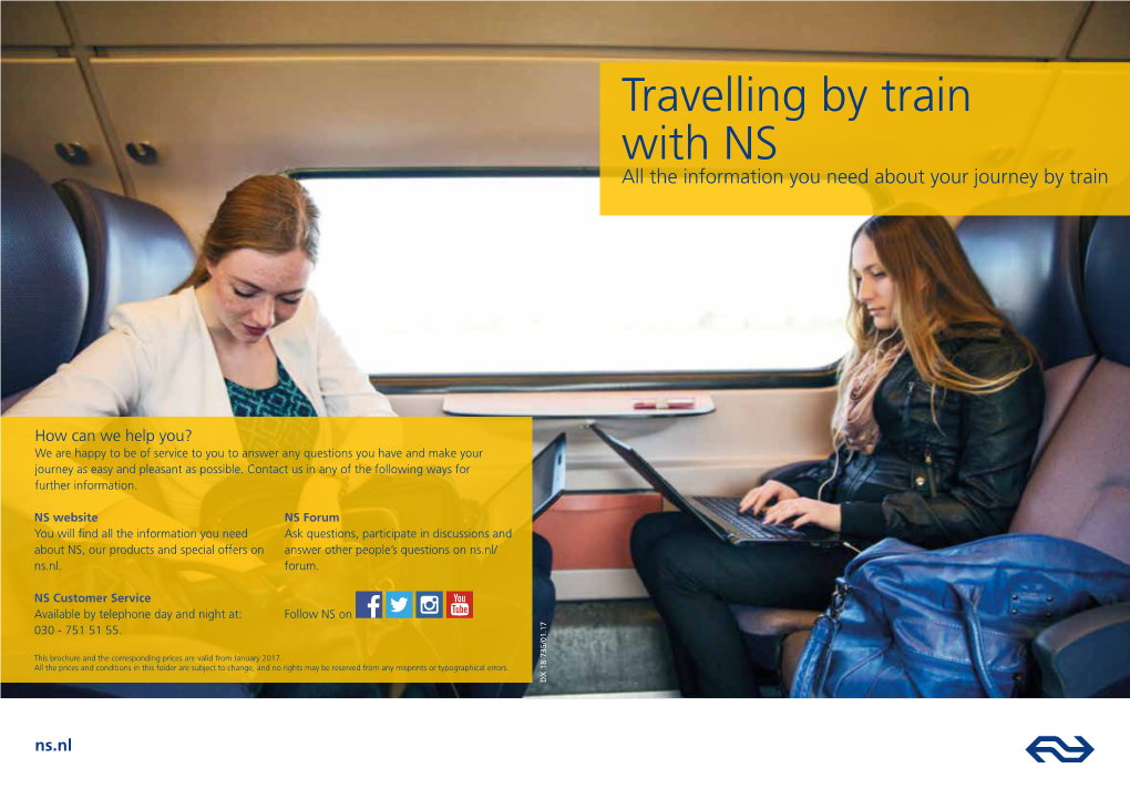 Travelling by Train with NS All the Information You Need About Your Journey by Train